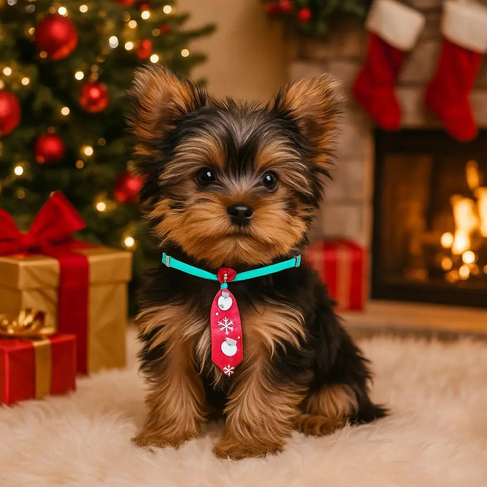 Nœud Papillon de Noël pour Chien et Chat — Se Clipse sur le Collier