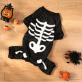 Costume Squelette Phosphorescent pour Chien — Combinaison Halloween