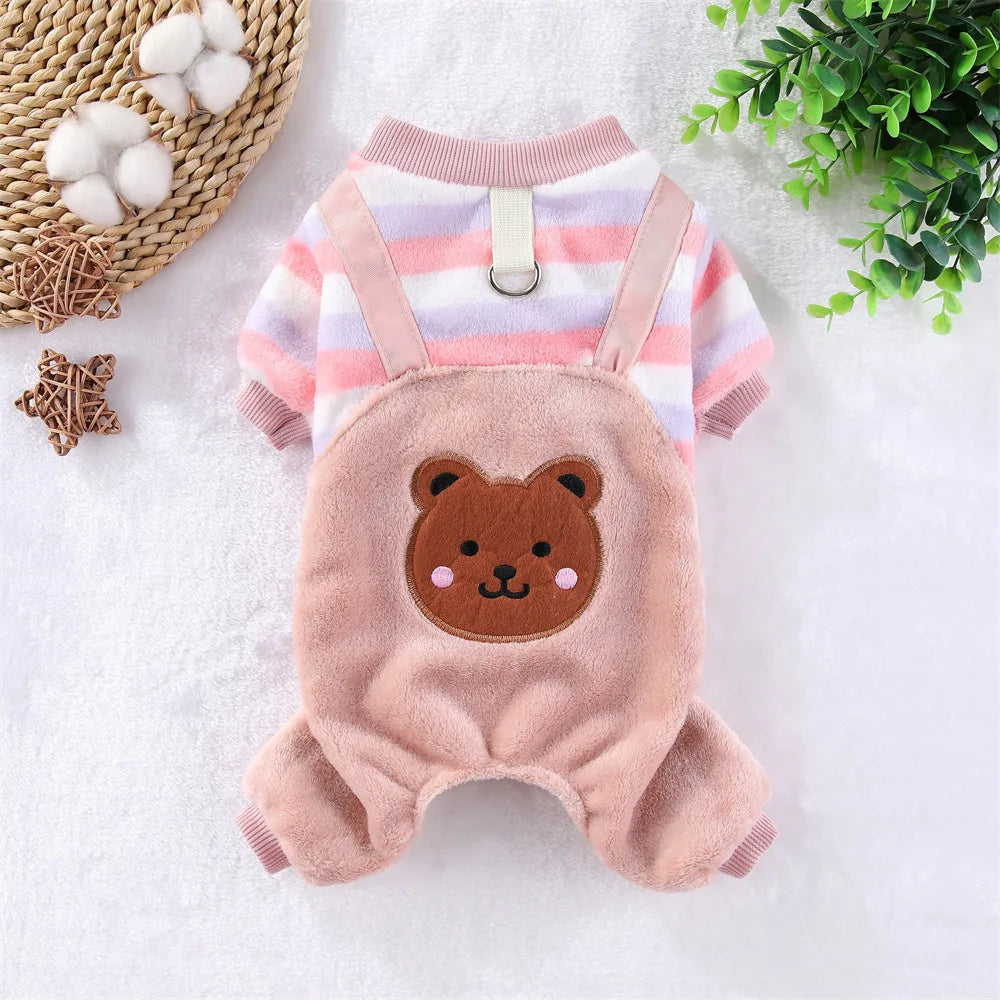 Combinaison Polaire pour Chien — Anneau de Laisse, XS au 4XL