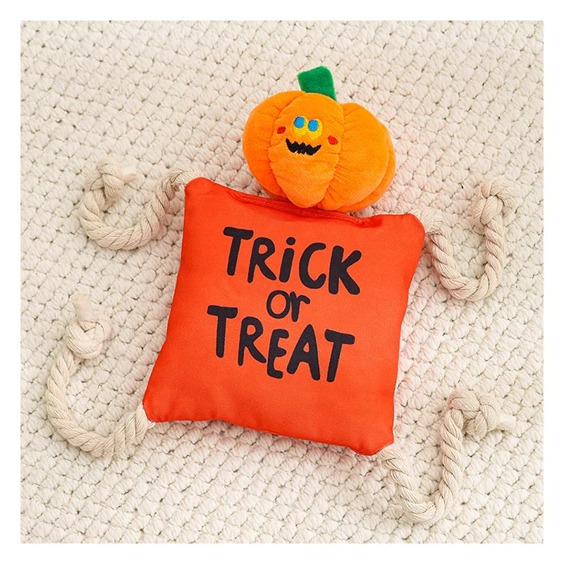 Corde à Mâcher pour Chien — Coton Nettoie-Dents, Halloween et Noël