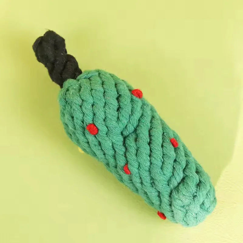 Corde à Mâcher pour Chien — Coton Nettoie-Dents, Halloween et Noël