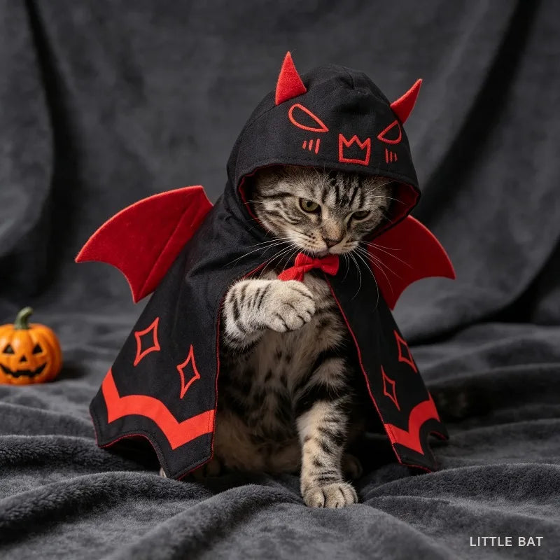 Cape Chauve-Souris pour Chien et Chat — Déguisement Halloween