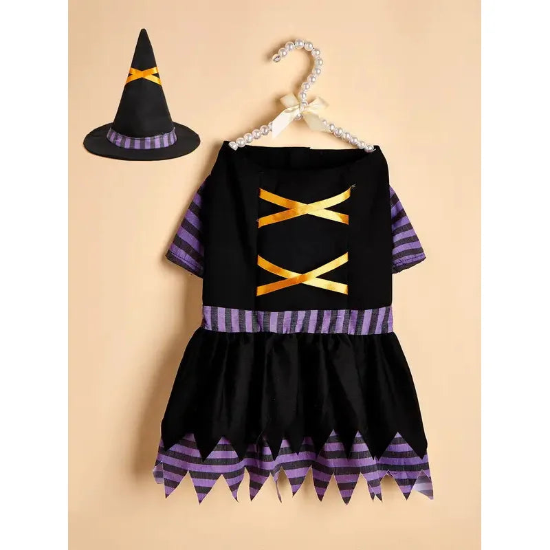 Déguisement de Sorcière pour Chien et Chat — Robe et Chapeau