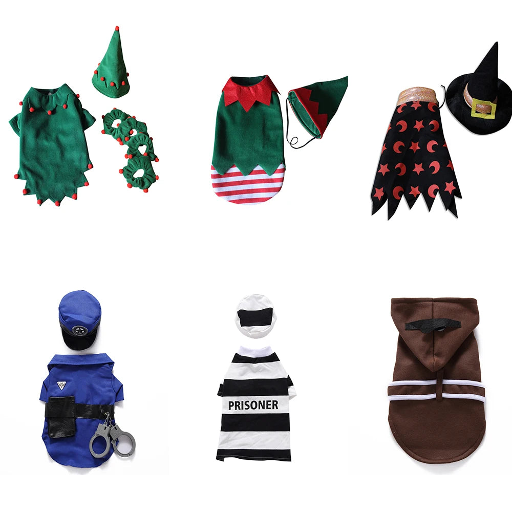 Costume Déguisement pour Chien et Chat — 6 Thèmes au Choix