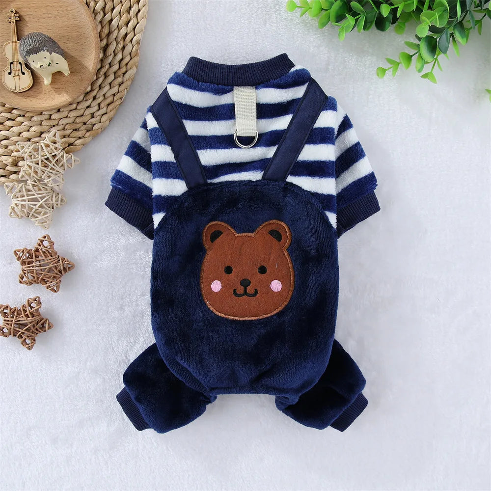Combinaison Polaire pour Chien — Anneau de Laisse, XS au 4XL