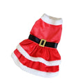 Robe de Noël Rouge pour Chien et Chat — Tenue de Réveillon