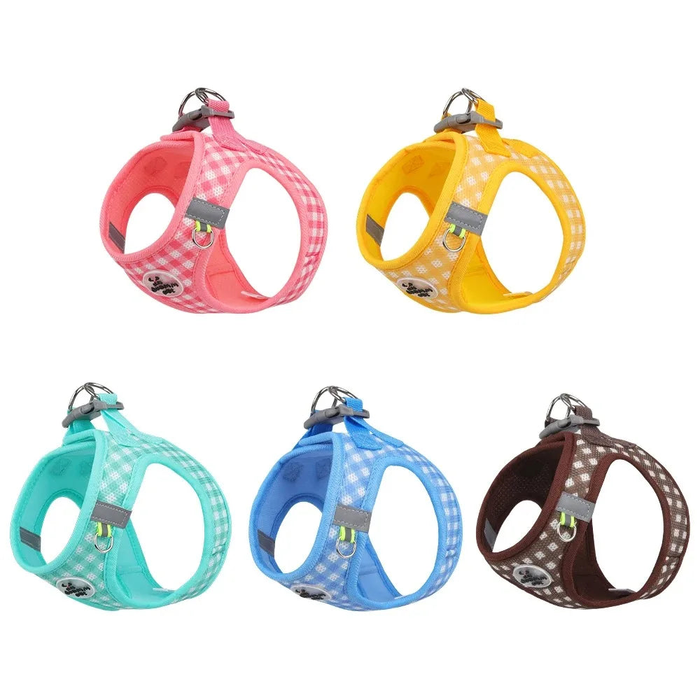 Harnais Confort Anti-Traction pour Petit Chien — Réglable & Rembourré