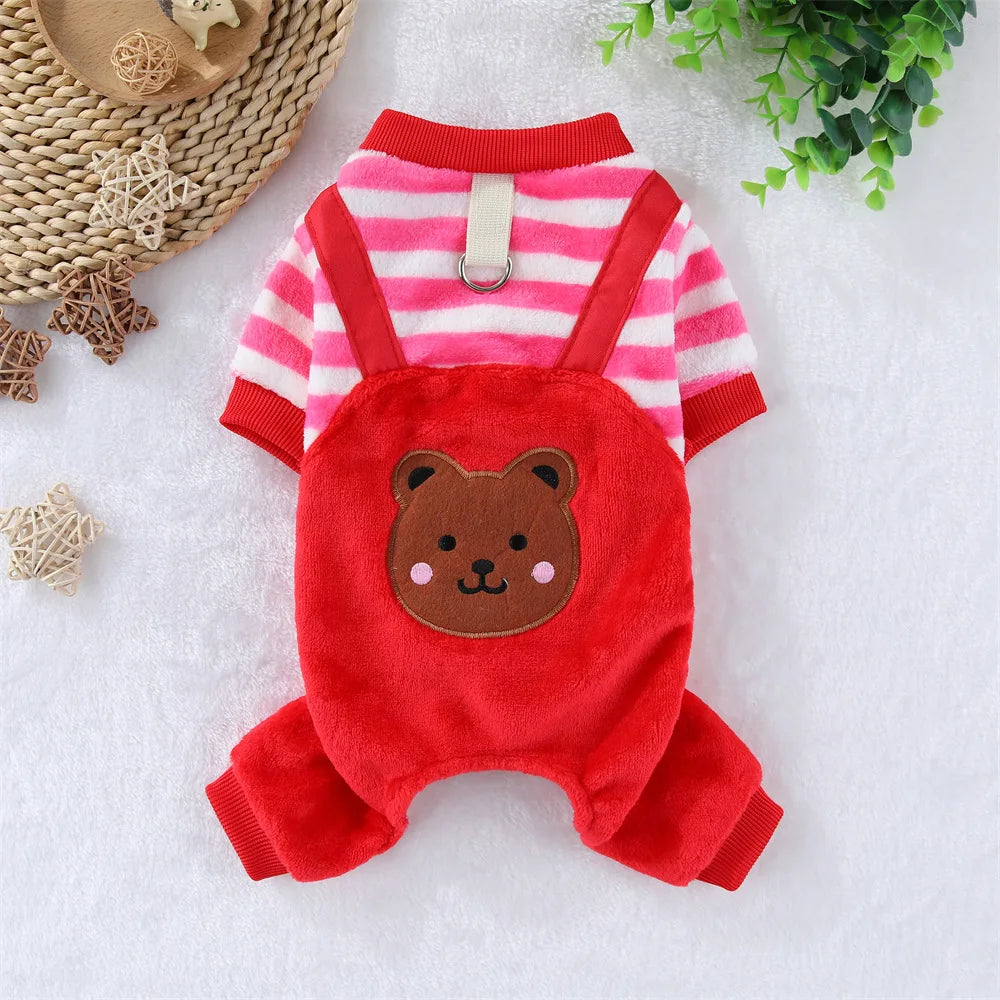 Combinaison Polaire pour Chien — Anneau de Laisse, XS au 4XL