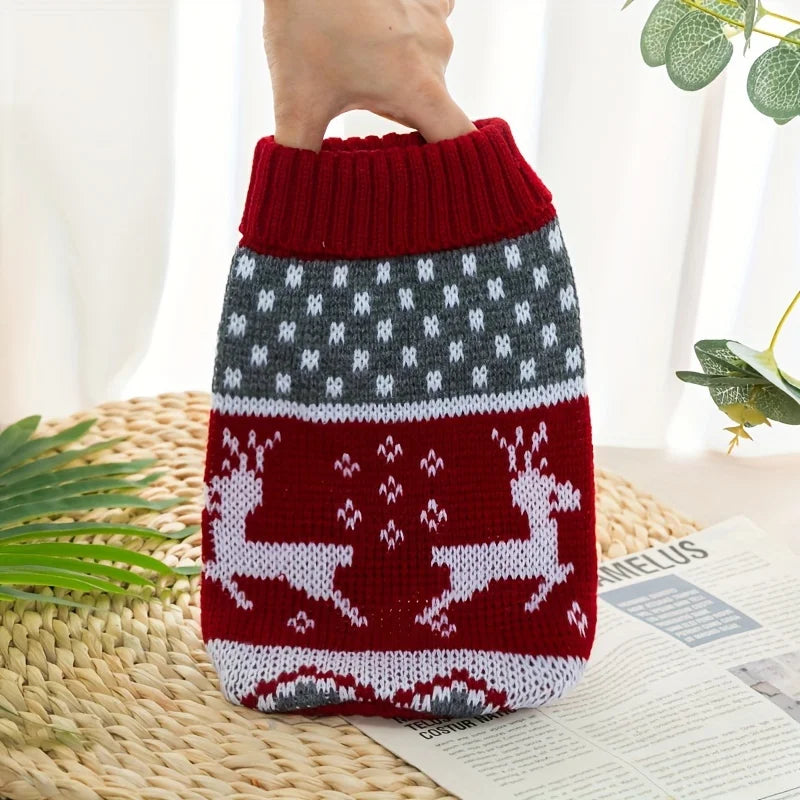 Pull Tricoté en Laine pour Chien et Chat — Chaud pour l'Hiver