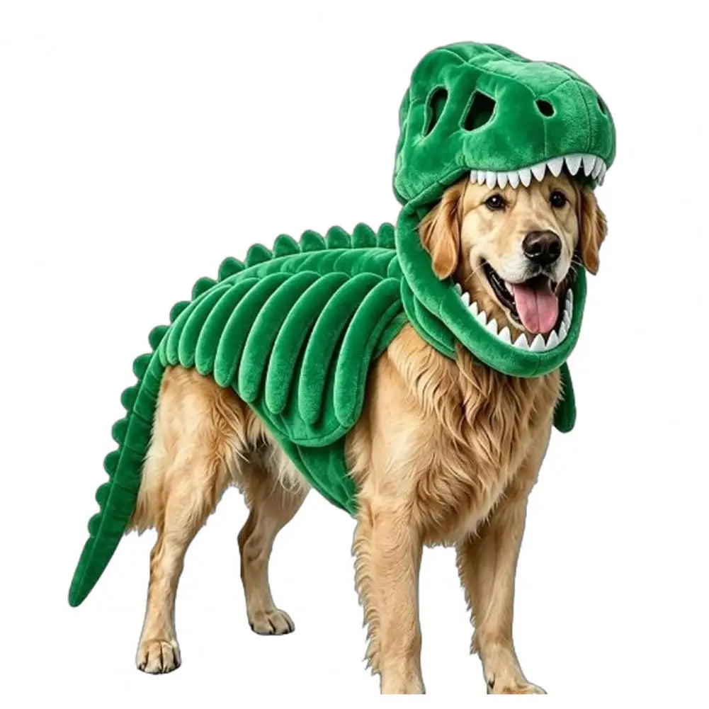 Costume Squelette de Dinosaure pour Chien et Chat — Halloween