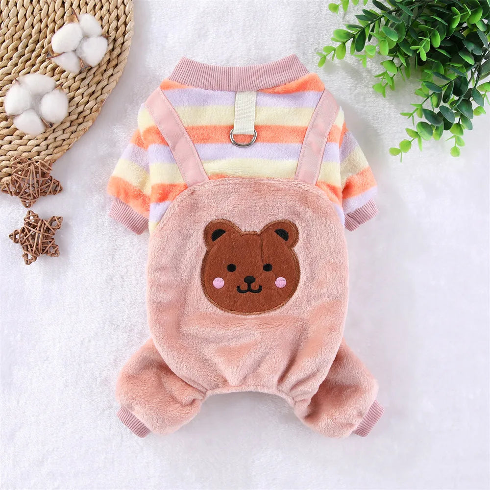 Combinaison Polaire pour Chien — Anneau de Laisse, XS au 4XL