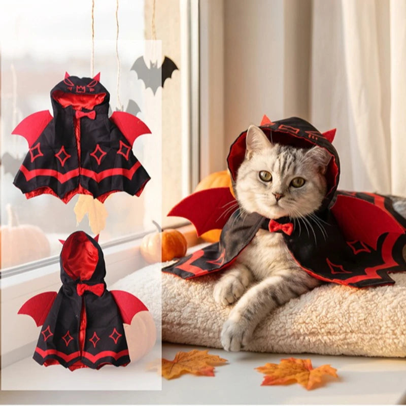 Cape Chauve-Souris pour Chien et Chat — Déguisement Halloween