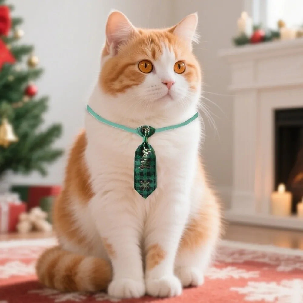 Nœud Papillon de Noël pour Chien et Chat — Se Clipse sur le Collier