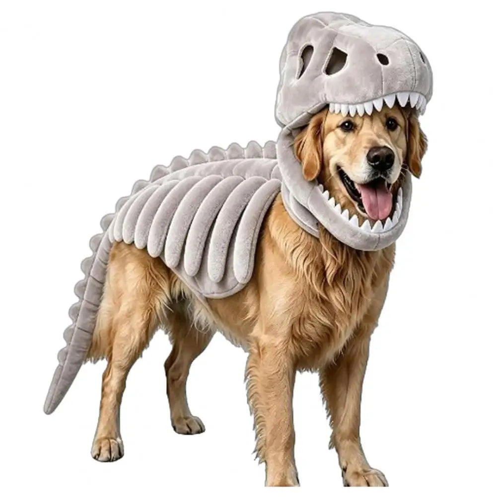 Costume Squelette de Dinosaure pour Chien et Chat — Halloween