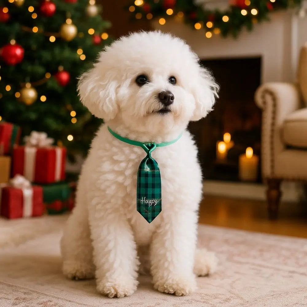 Nœud Papillon de Noël pour Chien et Chat — Se Clipse sur le Collier