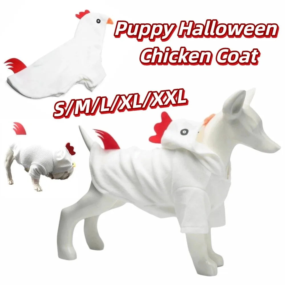 Déguisement Poulet Rôti pour Chien et Chat — Costume Humoristique