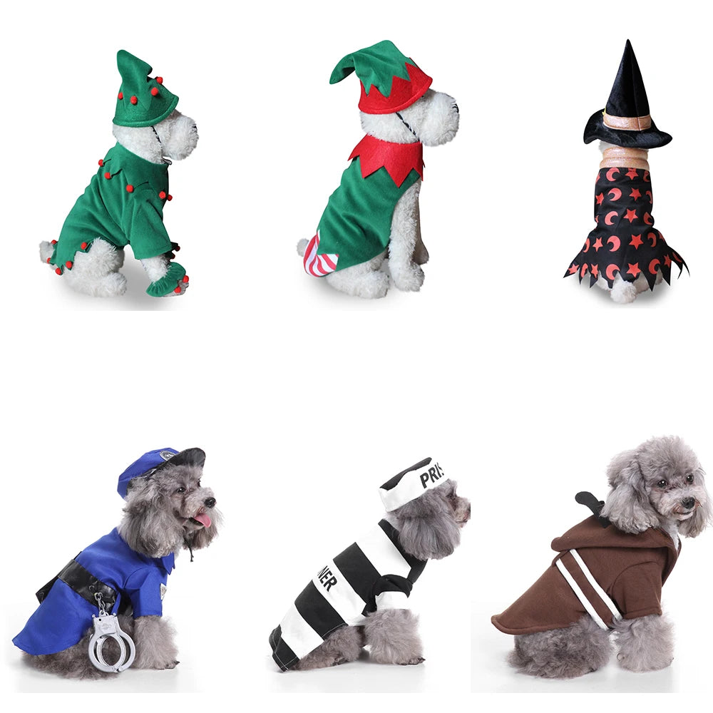 Costume Déguisement pour Chien et Chat — 6 Thèmes au Choix