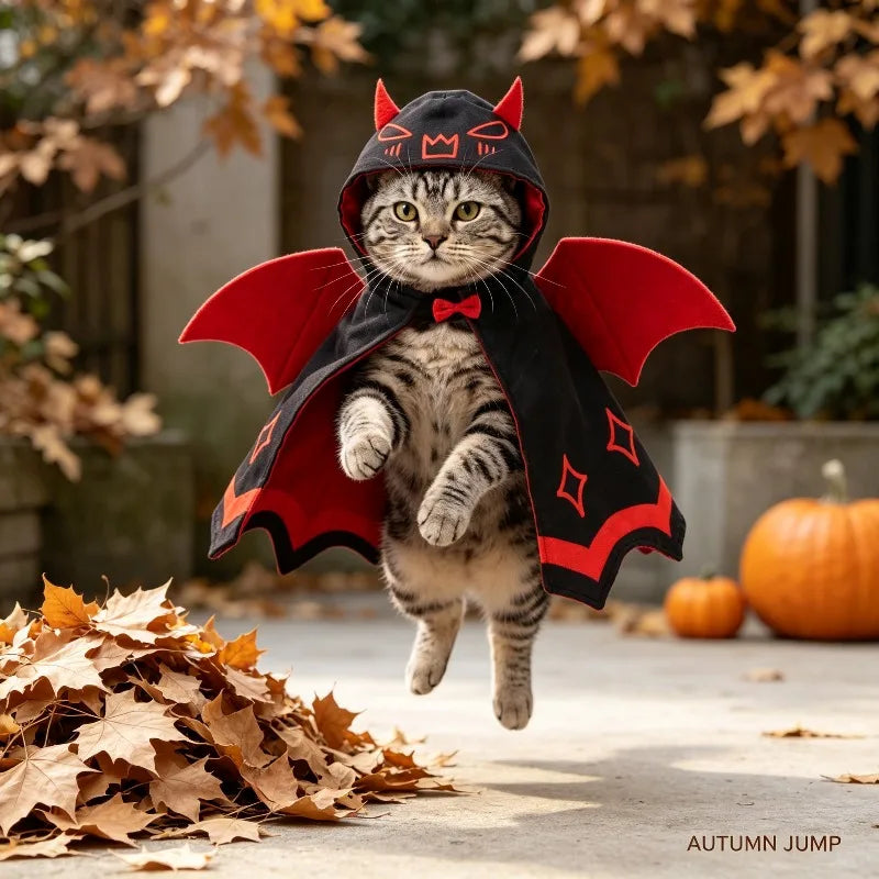 Cape Chauve-Souris pour Chien et Chat — Déguisement Halloween