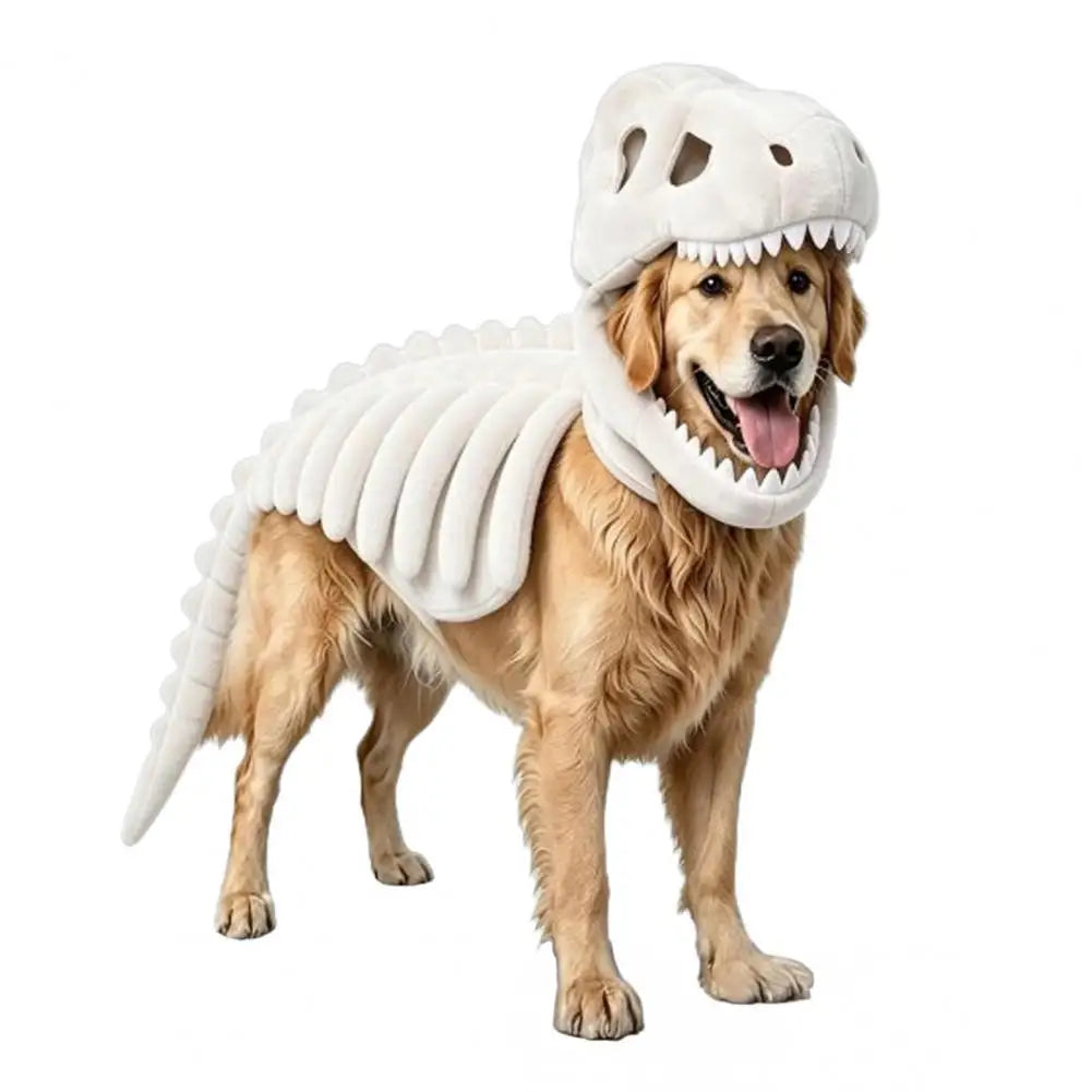 Costume Squelette de Dinosaure pour Chien et Chat — Halloween