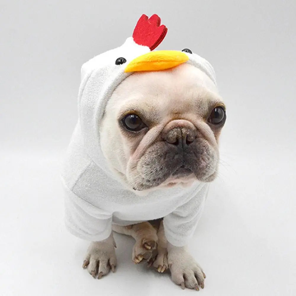 Déguisement Poulet Rôti pour Chien et Chat — Costume Humoristique