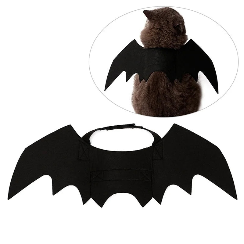 Harnais Ailes de Chauve-Souris pour Chat et Petit Chien — Halloween